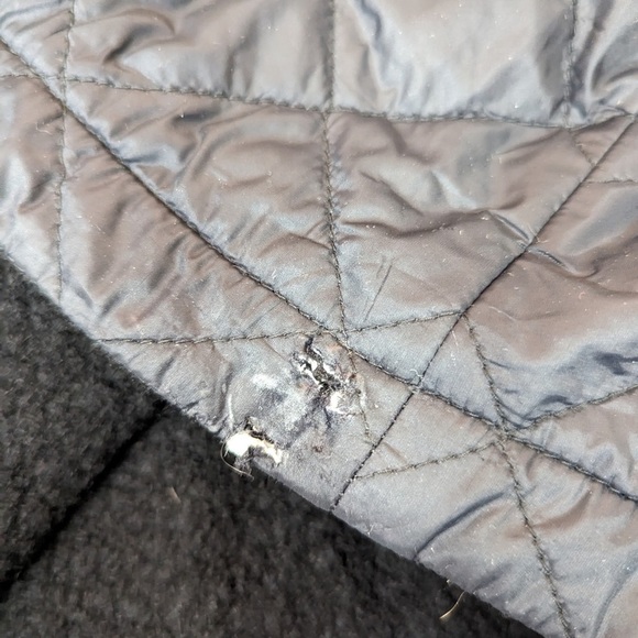 Eileen Fisher Eggshell Recycled Nylon Reversible Jacket Size XL Black Color NWOT - Picture 8 of 8